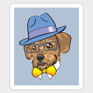 Daper Dog Sticker